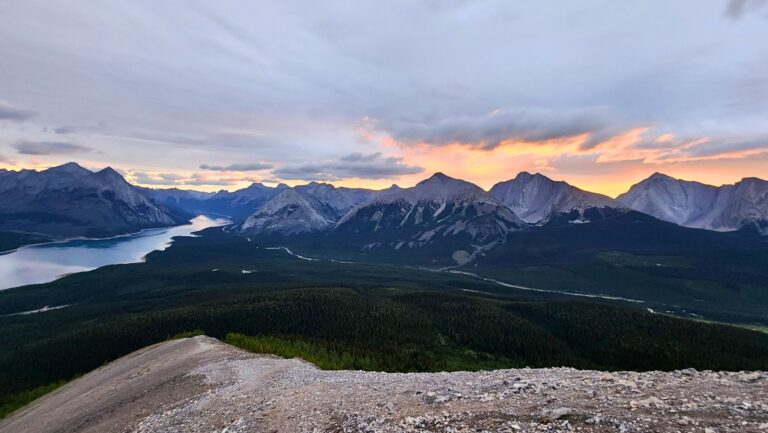 tent ridge viewpoint sunrise