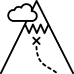 distance icon elevation icon