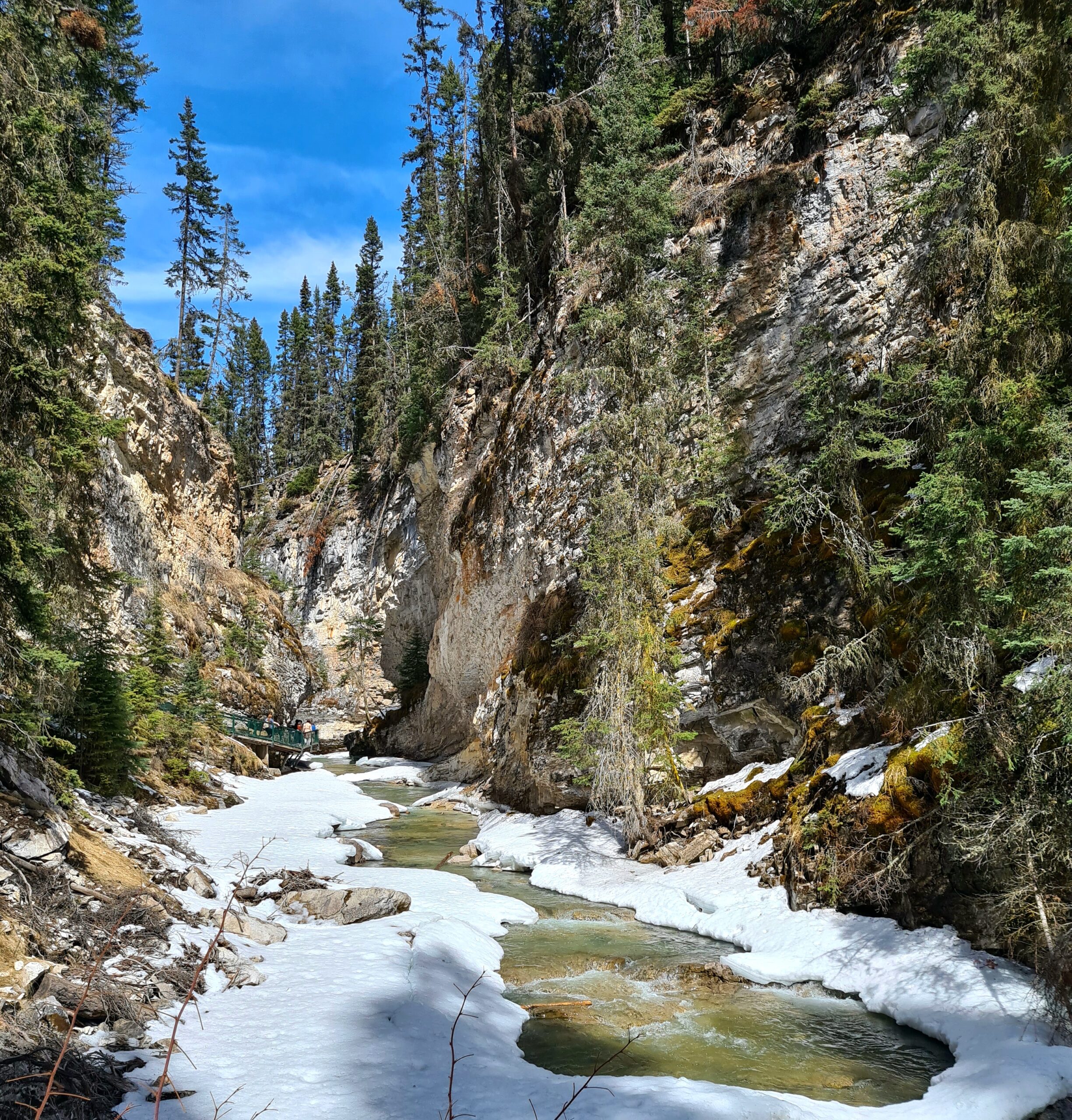 Short Hikes Banff Johnston Canyon