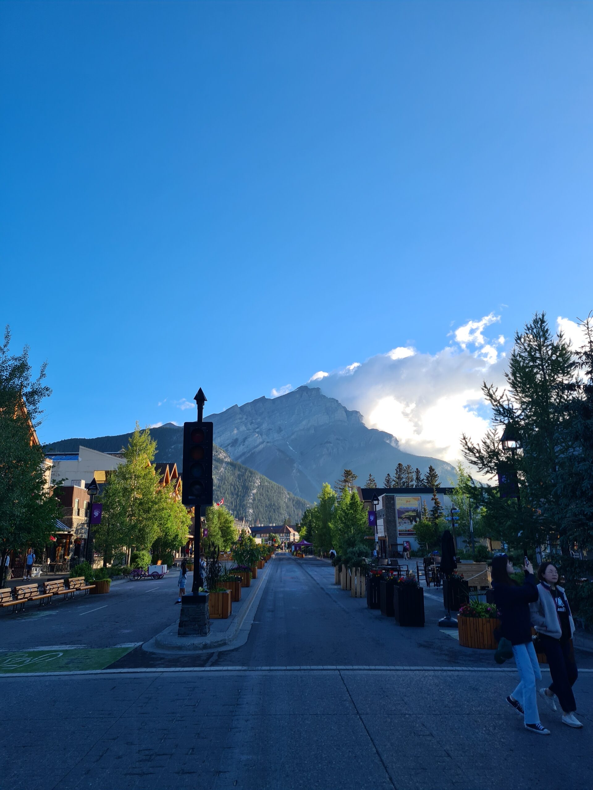Cascade Mountain from Banff Avenue